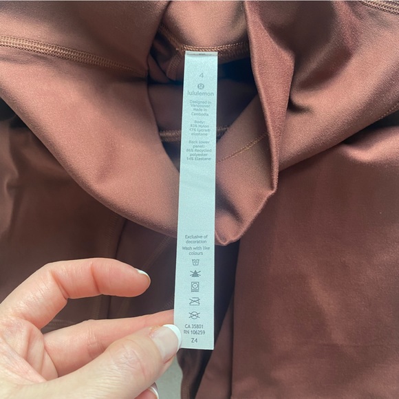 Lululemon Align High-Rise Pant 25" Roasted Brown NWOT - Picture 7 of 7